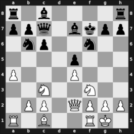1965 Belgrade – Round 11 – Velimirovic, Dragoljub – 1-0 – Kavalek, Lubomir – G62