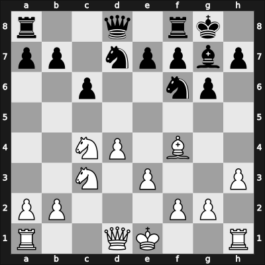 1965 Budapest – Round 1 – Toth, Bela – 1/2-1/2 – Marszalek, Rafal – G6