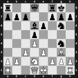 1965 Budapest – Round 1 – Csom, Istvan – 1/2-1/2 – Vasiukov, Evgeni – G8