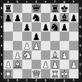 1965 Budapest – Round 1 – Pirc, Vasja – 1/2-1/2 – Osnos, Viatcheslav – G58
