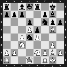 1965 Budapest – Round 13 – Kovac Birkas, Arpad – 1/2-1/2 – Janosevic, Dragoljub – G61