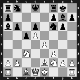 1965 Budapest HUN – Round 5 – Osnos, Viatcheslav – 1/2-1/2 – Malich, Burkhard, Dr. – G17