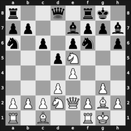 1965 Budapest HUN – Round 8 – Navarovszky, Laszlo – 0-1 – Polugaevsky, Lev – G22