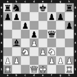 1965 Budapest HUN – Round 15 – Polugaevsky, Lev – 1/2-1/2 – Taimanov, Mark E – G35