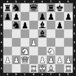 1965 Budapest HUN – Round 15 – Kovacs, Laszlo M – 0-1 – Padevsky, Nikola – G36