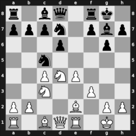 1965 Buenos Aires – Round 1 – Najdorf, Miguel – 1-0 – Bolbochan, Jacobo – G1