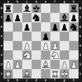 1965 Buenos Aires – Round 4 – Garcia Rodriguez, Raimundo – 1/2-1/2 – Najdorf, Miguel – G30