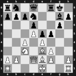 1965 Buenos Aires – Round 8 – Najdorf, Miguel – 1-0 – Rubinetti, Jorge – G50