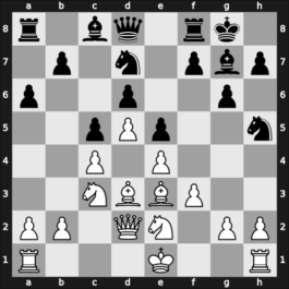 1965 Buenos Aires – Round 9 – Wexler, Bernardo – 1/2-1/2 – Garcia Rodriguez, Raimundo – G54