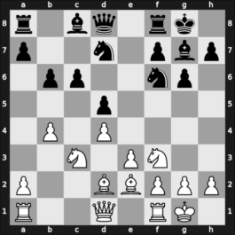 1965 Buenos Aires ch-ARG – Round 1 – Luckis, Marcos – 1/2-1/2 – Bolbochan, J. – G8