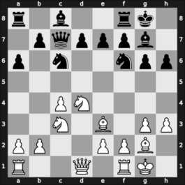 1965 Buenos Aires ch-ARG – Round 1 – Behrensen, Jorge – 1/2-1/2 – Calneggia , Aldo – G18