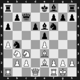 1965 Buenos Aires ch-ARG – Round 2 – Duin Barbera, Tomas Eduardo – 1/2-1/2 – Foguelman – G30