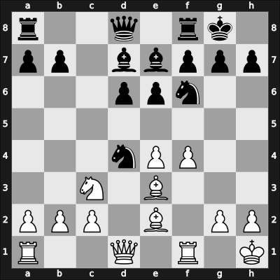 1965 Chigorin Memorial – Round 7 – Nezhmetdinov, Rashid – 1-0 – Jansa, Vlastimil – G32