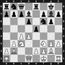 1965 Copenhagen – Round 1 – Barcza, Gedeon – 1/2-1/2 – Enevoldsen, Jens – G28