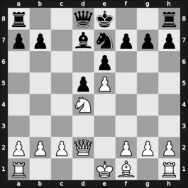 1965 Copenhagen – Round 4 – Enevoldsen, Jens – 1/2-1/2 – Dueckstein, Andreas – G47