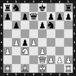 1965 Copenhagen – Round 6 – Taimanov, Mark E – 1/2-1/2 – Hamann, Svend – G59
