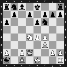 1965 Copenhagen – Round 9 – Janosevic, Dragoljub – 0-1 – Suetin, Alexey S – G80