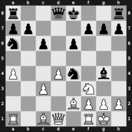 1965 Copenhagen – Round 11 – Gligorić, Svetozar – 1/2-1/2 – Hort, Vlastimil – G90