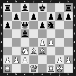 1965 Copenhagen – Round 12 – Dueckstein, Andreas – 1/2-1/2 – Jakobsen, Ole – G100