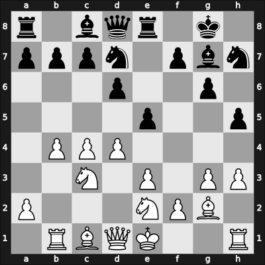 1965 Copenhagen – Round 14 – Ujtelky, Maximilian – 0-1 – Gligoric, Svetozar – G110