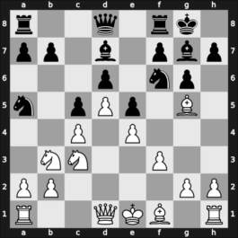1965 Corr Wch5 – Round 1 – De Carbonnel, Heinz – 1/2-1/2 – Borisenko, Georgy K – G9