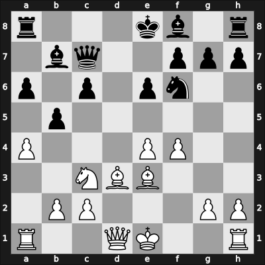 1965 DDR Ch 15th – Round 4 – Liebert, Heinz – 1/2-1/2 – Neukirch, Detlef – G14