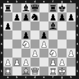 1965 Bad Aibling (FRG Ch) – Round 1 – Hecht, Hans-Joachim – 1/2-1/2 – Pfleger, Helmut, Dr. – G2