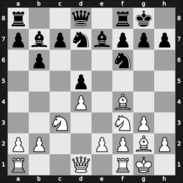 1965 FRG Ch – Round 1 – Kestler, Hans-Guenther – 1/2-1/2 – Unzicker, Wolfgang – G3