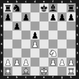 1965 Bad Aibling (FRG Ch) – Round 2 – Rellstab, Ludwig – 1/2-1/2 – Troeger, Paul – G5