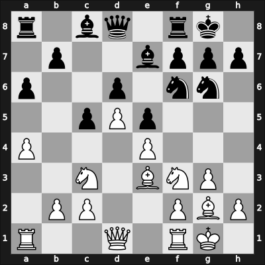 1965 HUN-ch21 – Round 1 – Bokor, Istvan – 1-0 – Koberl, Ferenc – G3