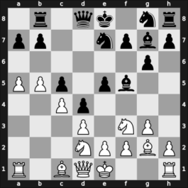 1965 HUN-ch21 – Round 1 – Liptay, Laszlo Dr. – 1-0 – Kovacs, Laszlo M – G68