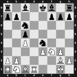 1965 HUN-ch21 – Round 1 – Bilek, Istvan – 1-0 – Kluger, Gyula – G70