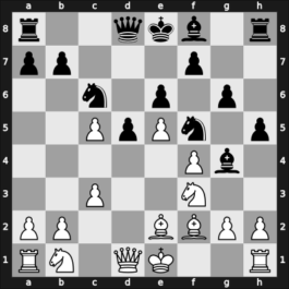 1965 Hamburg etc – Round 8 – Gligorić, Svetozar – 1-0 – Botvinnik, Mikhail – G95