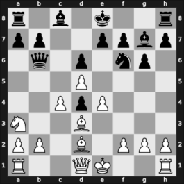 1965 Hamburg etc – Round 1 – Trifunovic, Petar – 1/2-1/2 – Forintos, Gyozo V – G50