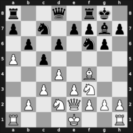 1965 Hamburg etc – Round 2 – Bronstein, David I – 1/2-1/2 – Gunsberger, Alexander – G64