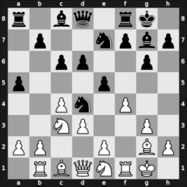 1965 Hamburg etc – Round 5 – Barcza, Gedeon – 1-0 – Gunsberger, Alexander – G83