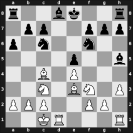 1965 Hastings ch-BCF – Round 3 – Hardy, Olivier – 1/2-1/2 – Haygarth, Michael J – G43