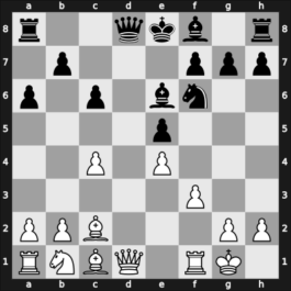 1965 Hastings6566 – Round 1 – Nicolai, Werner – 0-1 – Vasiukov, Evgeni – G4