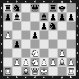 1965 Hoogovens – Round 1 – Johannessen, Simon T – 1/2-1/2 – Portisch, Lajos – G4