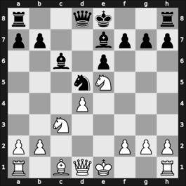 1965 Hoogovens – Round 2 – Bobotsov, Milko G – 1/2-1/2 – Pachman, Ludek – G23