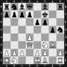 1965 Hoogovens – Round 5 – Van Scheltinga, Theo – 0-1 – Portisch, Lajos – G42