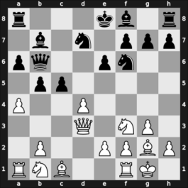 1965 Hoogovens – Round 8 – Johannessen, Simon T – 1/2-1/2 – Pachman, Ludek – G64