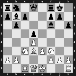1965 Hoogovens – Round 10 – Geller, Efim P – 1-0 – Ivkov, Borislav – G73
