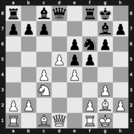 1965 Hoogovens – Round 13 – Donner, Jan-Hein – 1/2-1/2 – Johannessen, Svein – G95