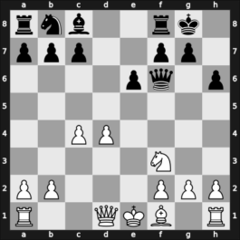 1965 Hoogovens – Round 14 – Van Scheltinga, Theo – 1/2-1/2 – Ivkov, Borislav – G104