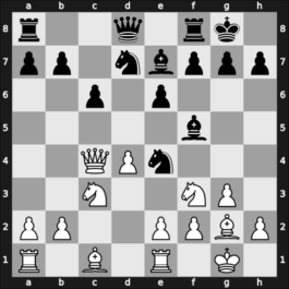 1965 Hungary – Round 1 – Portisch, Lajos – 1/2-1/2 – Lengyel, Agnes – G13