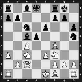 1965 Hungary – Round 1 – Polgar, Istvan – 1/2-1/2 – Foldi, Joseph – G15