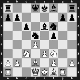 1965 Hungary – Round 1 – Forintos, Gyozo V – 1/2-1/2 – Bokor, Istvan – G18