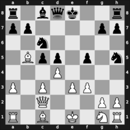 1965 Hungary – Round 1 – Dely, Peter – 1/2-1/2 – Forintos, Gyozo V – G27
