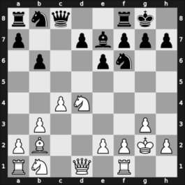 1965 Hungary – Round 1 – Liptay, Laszlo Dr. – 1/2-1/2 – Pogats, Jozsef Jr. – G41